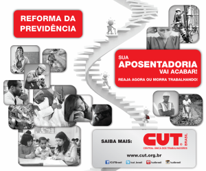 “Reaja AGORA ou MORRA trabalhando” alerta Campanha da CUT