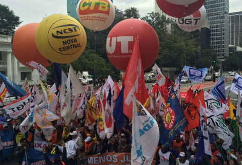 Centrais Sindicais lançam em junho agenda em defesa dos trabalhadores