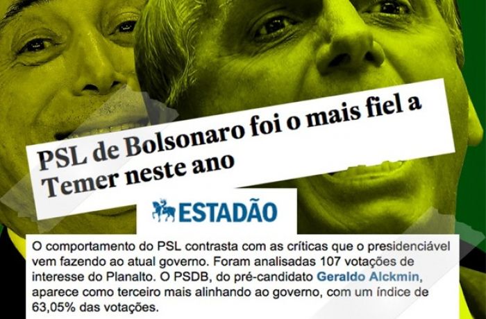 Partido de Bolsonaro foi o que mais apoiou Temer a retirar direitos do povo