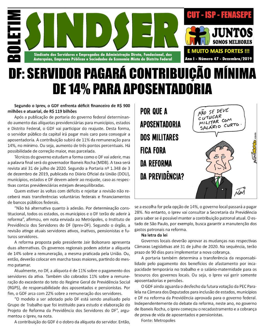 Informativo Sindser 12/2019