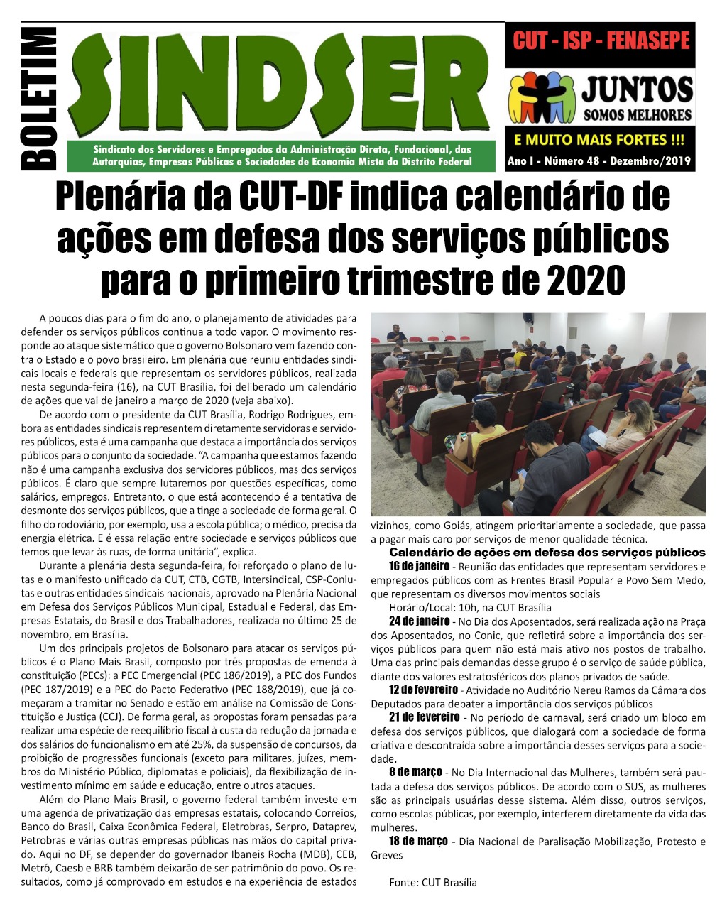 Informativo Sindser 12/2019