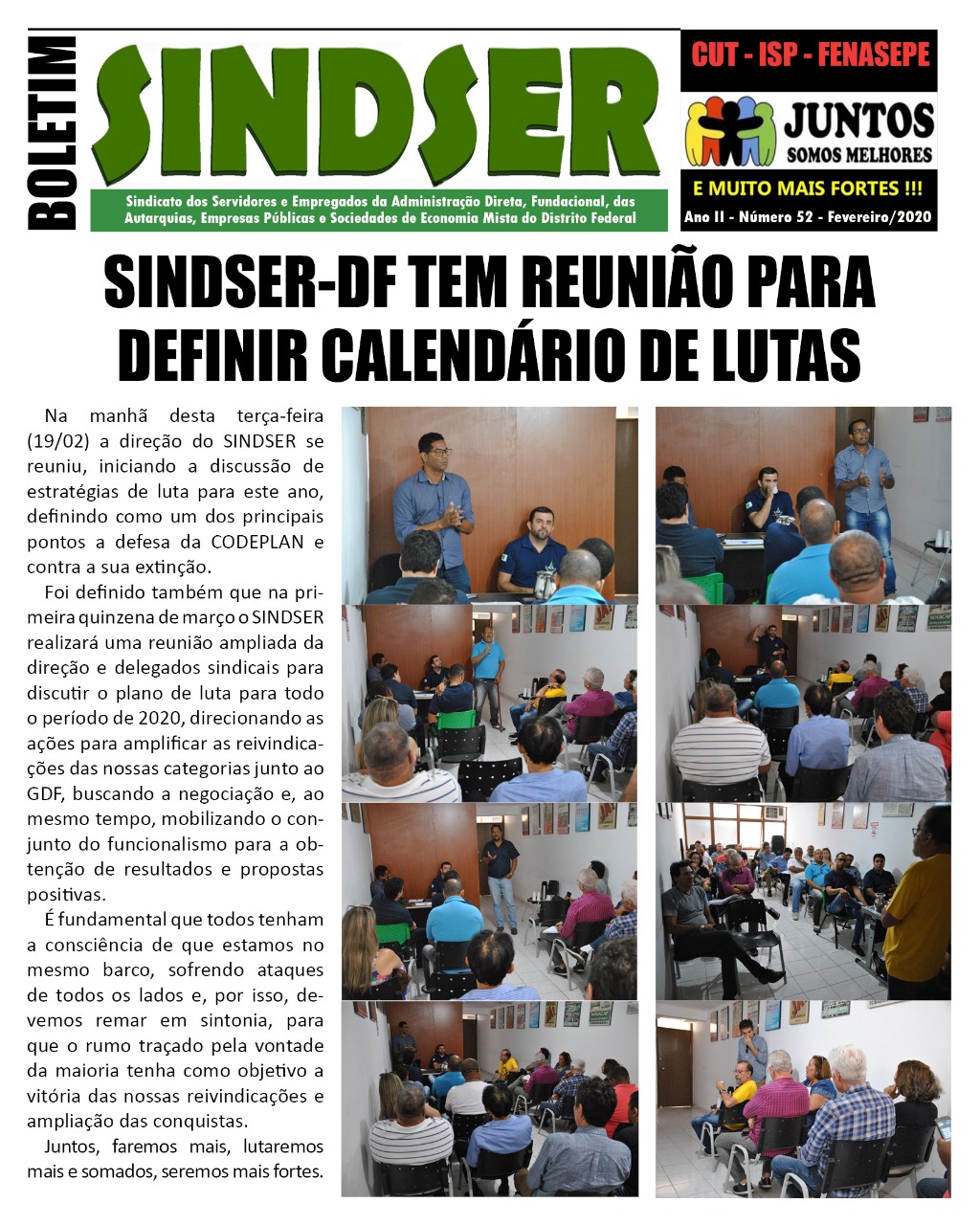 Informativo Sindser – 02/2020