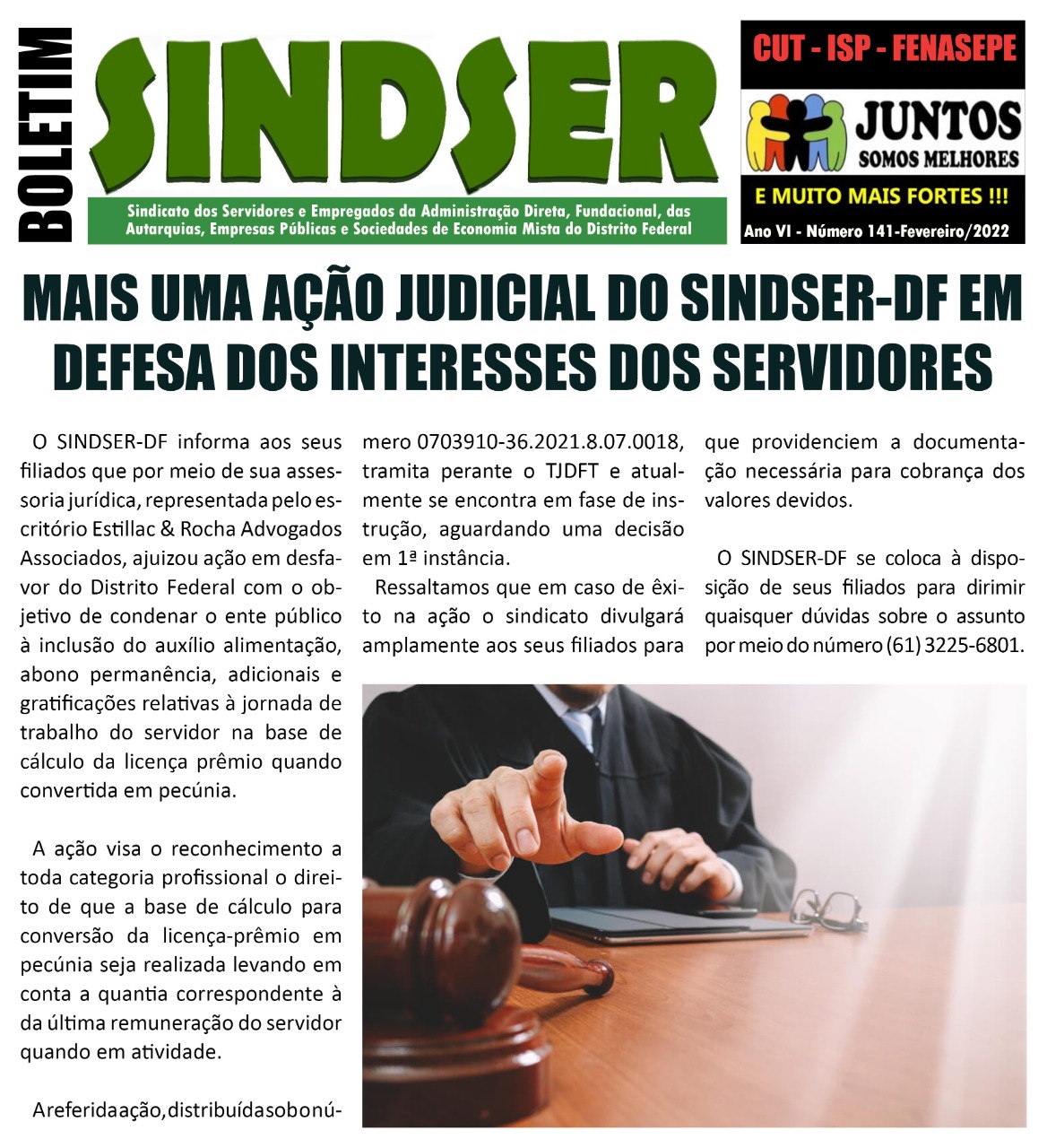 Informativo SINDSER – 02/2022